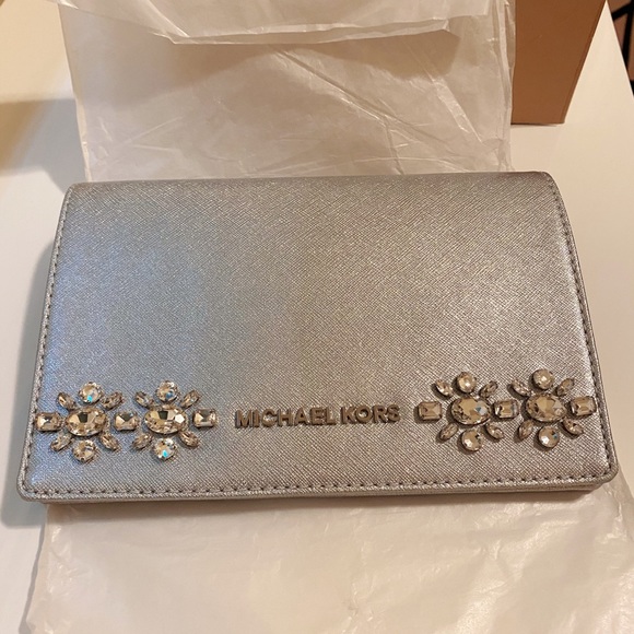 Michael Kors Lana Jewel Wallet Clutch - Picture 1 of 4